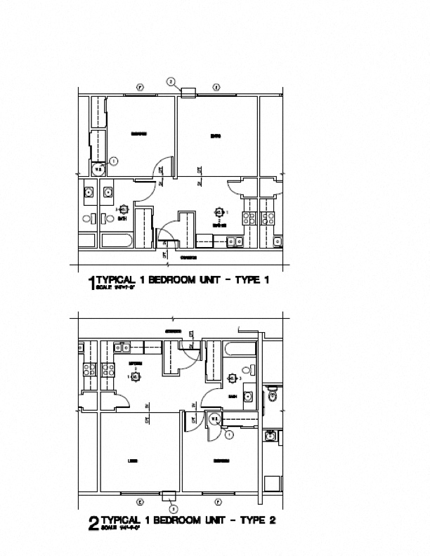 Floor plan for 1 bed, 1 bath, 566 sqft